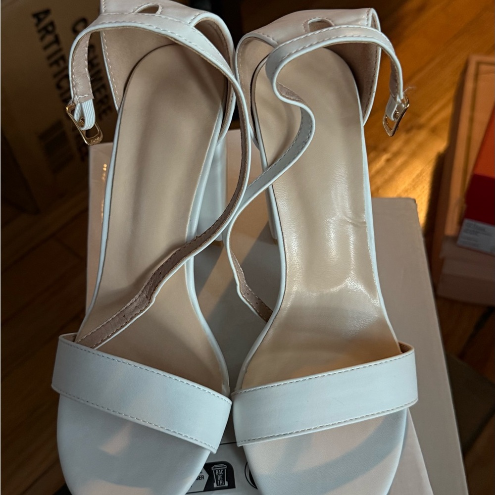 Elegant White Women's Heels
